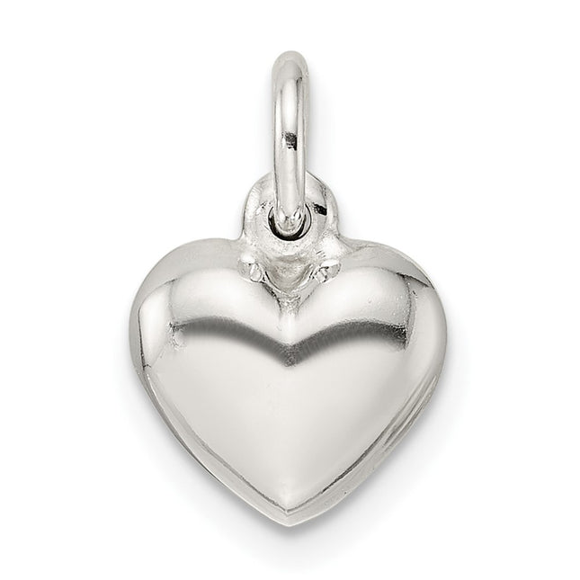 Sterling silver heart charm