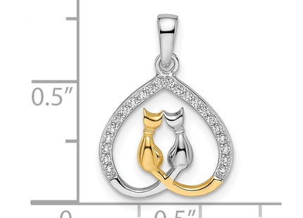 SS/Gold Plated Pendants Style QC11058 - Classique Jewelry Inc.