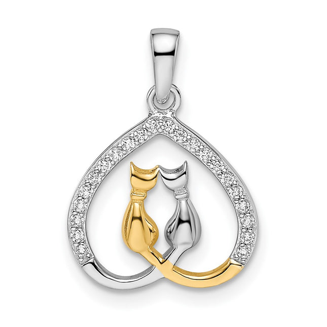 SS/Gold Plated Pendants Style QC11058 - Classique Jewelry Inc.