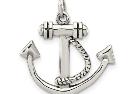 Sterling silver anchor pendant