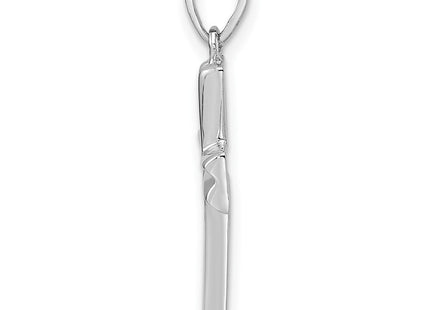 Sterling Silver RH Polished Cross Pendant