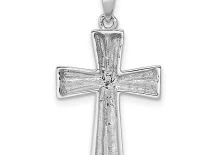 Sterling Silver RH Polished Cross Pendant
