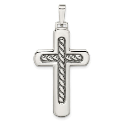 Sterling silver cross pendant