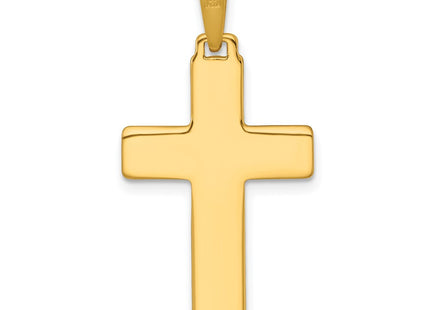 Sterling silver cross pendant, another view