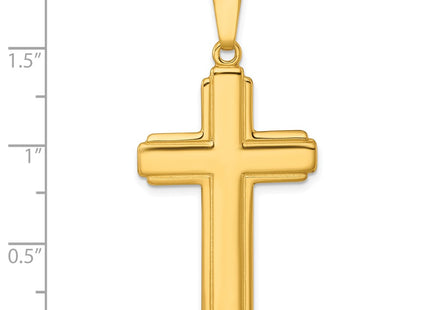 Sterling silver cross pendant, further view