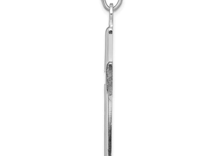 Sterling silver cross pendant, alternate view