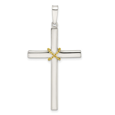 Sterling silver cross pendant