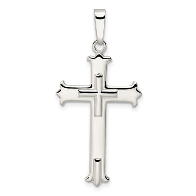 Sterling silver fleur de lis pendant