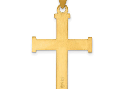 Sterling silver cross pendant, further view