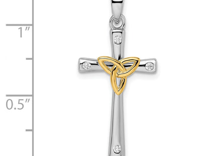 SS/Gold Plated Pendants Style QC11135 - Classique Jewelry Inc.