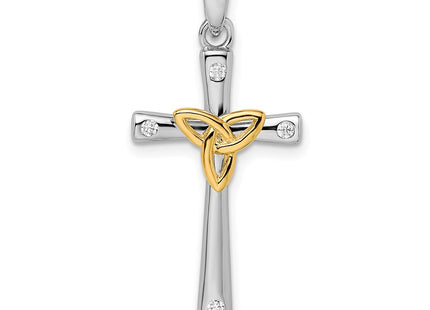 SS/Gold Plated Pendants Style QC11135 - Classique Jewelry Inc.