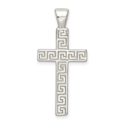 Sterling silver cross pendant