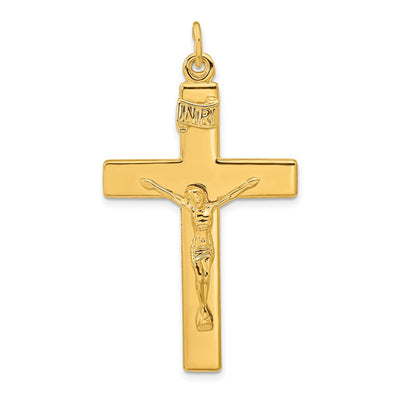 Sterling silver crucifix pendant