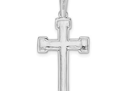 Sterling silver crucifix pendant, further view