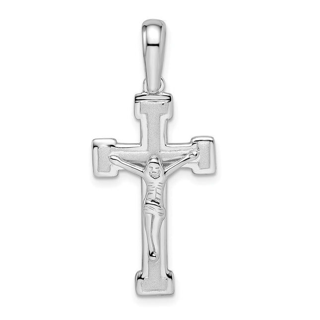Sterling silver crucifix pendant