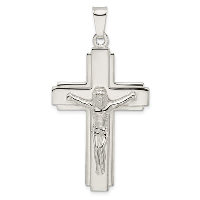 Sterling silver crucifix pendant