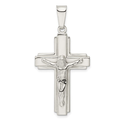 Sterling silver crucifix pendant