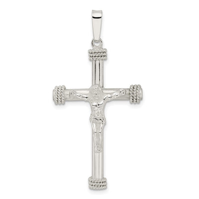 Sterling silver crucifix pendant