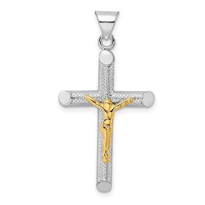 Sterling silver crucifix pendant