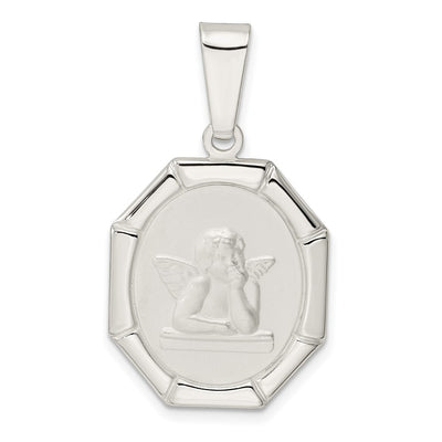 Sterling silver angel pendant