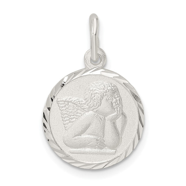 Sterling silver circle charm