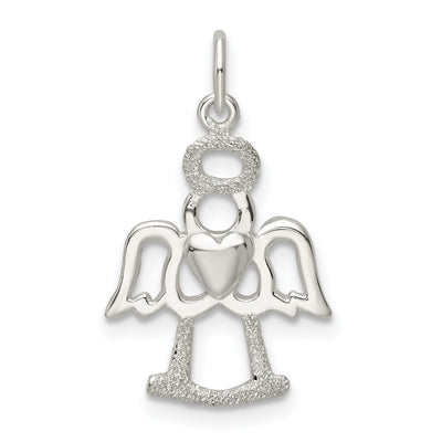 Sterling silver angel pendant