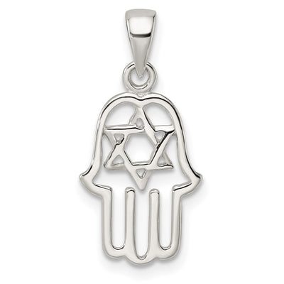 Sterling silver star pendant