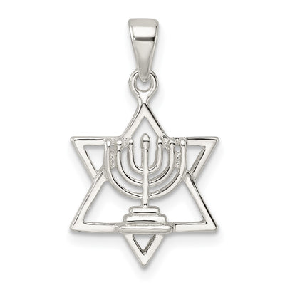Sterling silver star pendant