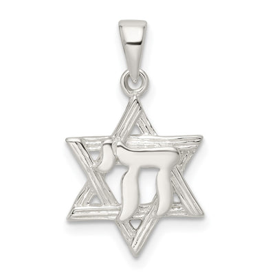 Sterling silver star pendant