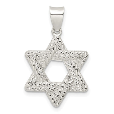 Sterling silver star pendant