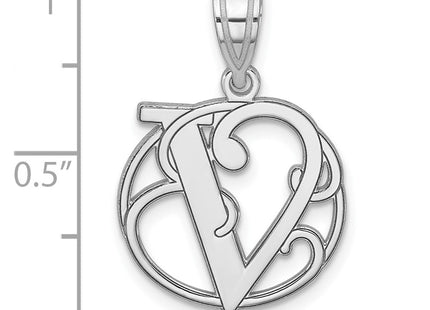 Sterling Silver Pendants Style QC11257V - Classique Jewelry Inc.