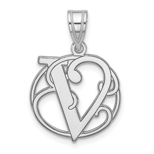 Sterling Silver Pendants Style QC11257V - Classique Jewelry Inc.