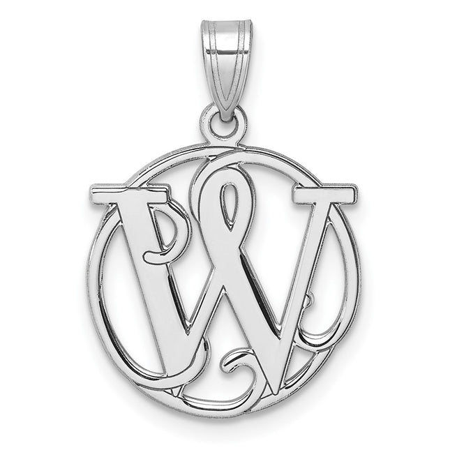 Sterling Silver Pendants Style QC11257W - Classique Jewelry Inc.