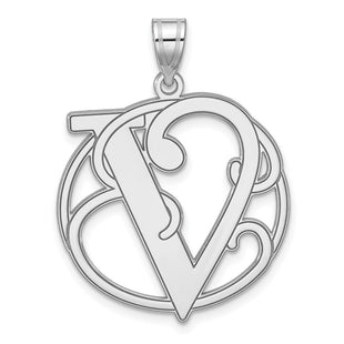 Sterling Silver Pendants Style QC11258V - Classique Jewelry Inc.