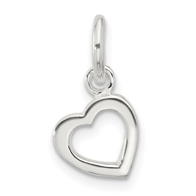 Sterling silver heart pendant