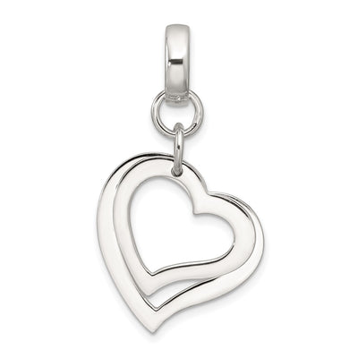 Sterling silver heart pendant