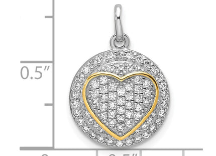 SS/Gold Plated Pendants Style QC11277 - Classique Jewelry Inc.