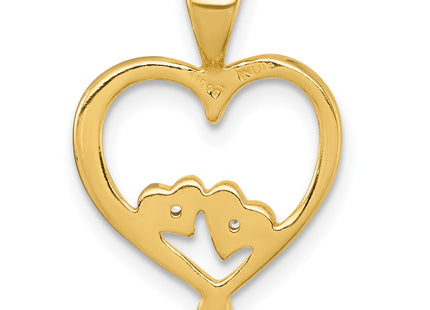 Sterling Silver Pendants Style QC11284GP - Classique Jewelry Inc.