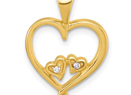 Sterling Silver Pendants Style QC11284GP - Classique Jewelry Inc.