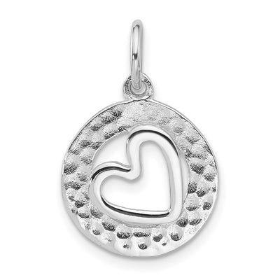 Sterling silver circle pendant
