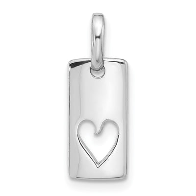 Sterling silver heart pendant