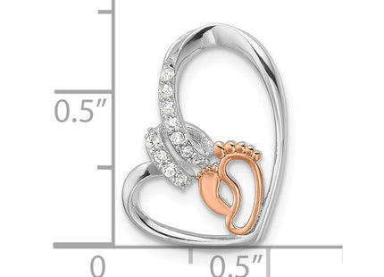 SS/Rose Plated Pendants Style QC11304 - Classique Jewelry Inc.
