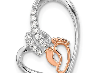 SS/Rose Plated Pendants Style QC11304 - Classique Jewelry Inc.