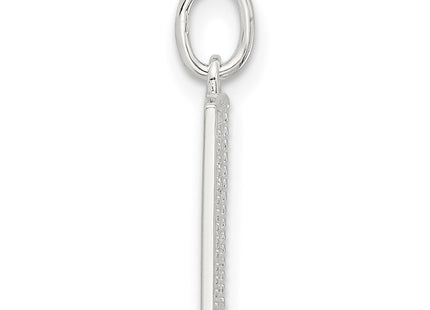 Sterling Silver E-coated Rose Charm (Style QC11318)