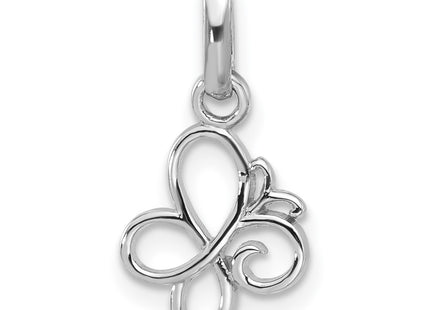 Sterling silver butterfly pendant