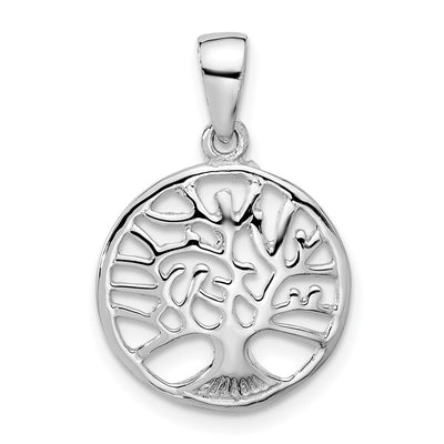 Sterling silver tree of life pendant