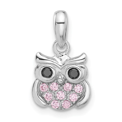 Sterling silver cubic zirconia pendant