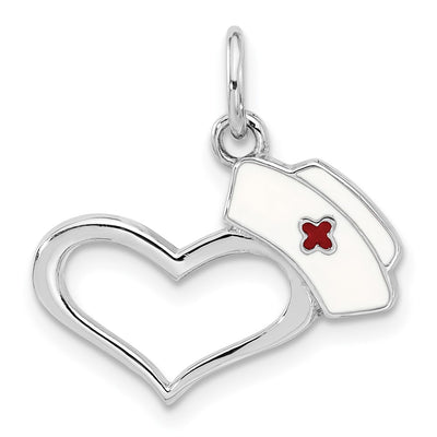 Sterling silver heart pendant