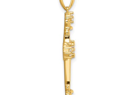 SS/Gold Plated Pendants Style QC11419 - Classique Jewelry Inc.