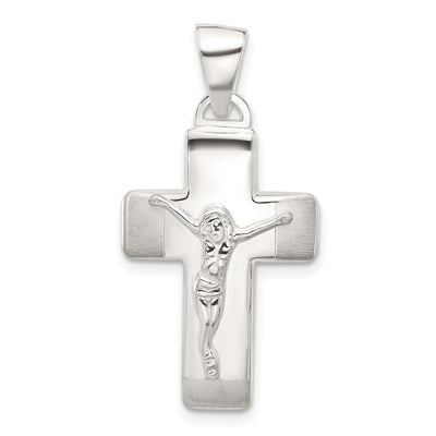 Sterling silver crucifix pendant
